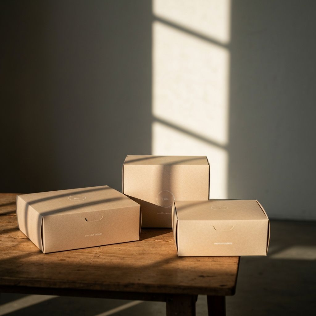 Cassia Meal Delivery Service - Nachhaltige Boxen auf natürlicher Oberfläche